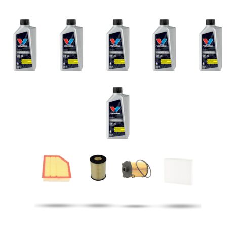 Kit tagliando 4 FILTRI e 6L OLIO compatibile con Volvo XC90 II 2.0 D4 140kw Dal 2015 (1/5)