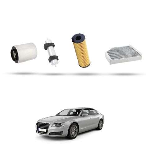 Kit Tagliando 4 filtri compatibile con Audi A8 (4H) 4.2 TDI 283kw dal 2013 (1/5)