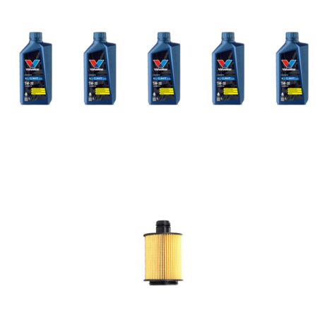 Kit filtro olio e 5L compatibile con Opel Insigna 2.0 Cdti 96kw dal 2008 (1/3)