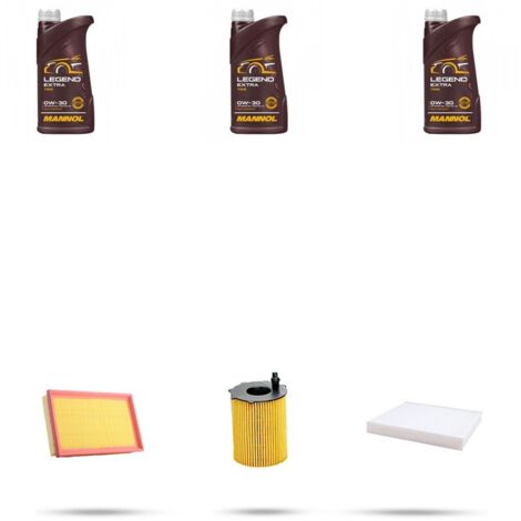 Kit tagliando 3 FILTRI e 3L OLIO compatibile con Fiat Panda III 0.9 TwinAir 48kw Dal 2012 (1/4)