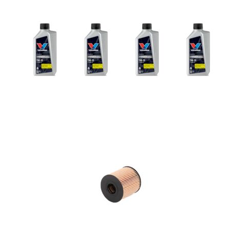 Kit filtro olio e 4L compatibile con Peugeot 308 II 1.6 PureTech 165kw dal 2018 (1/3)