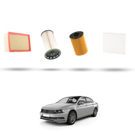 Kit tagliando 4 filtri compatibile con VW Passat (3g2,3G5) 2.0 TDI 135kw Dal 2014 (1/5)