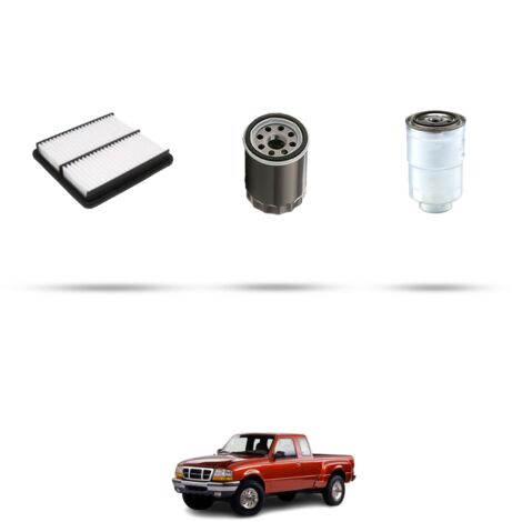 Kit tagliando 3 filtri compatibile con Ford Ranger 2.5 TD 62kw dal 2002 (1/4)