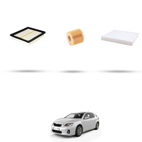 Kit tagliando 3 filtri compatibile con Lexus CT 200h 73kw dal 2010 (1/4)