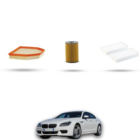Kit tagliando 3 filtri compatibile con Bmw serie 6 (F06GC) M6 412kw dal 2013 (1/4)