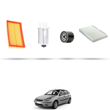 Kit tagliando 4 filtri compatibile con Ford Focus 1.8 tdci 85kw dal 2001 al 2004 (1/5)