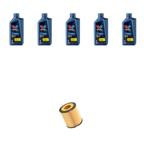 Kit filtro olio e 5L compatibile con Fiat Sedici (189) 1.9 Jtd 88kw dal 2006 al 2009 (1/3)