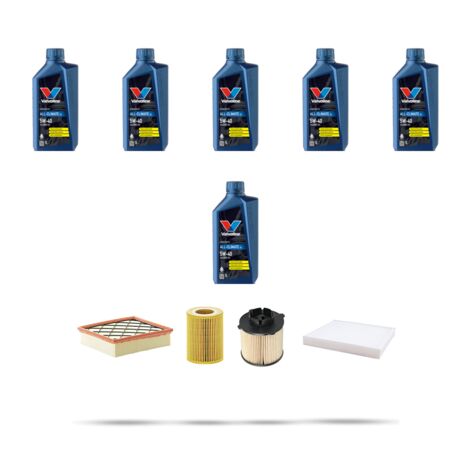 Kit tagliando 4 FILTRI e 6L OLIO compatibile con Opel Meriva B 1.7 CDTI 74kw dal 2010 (1/5)