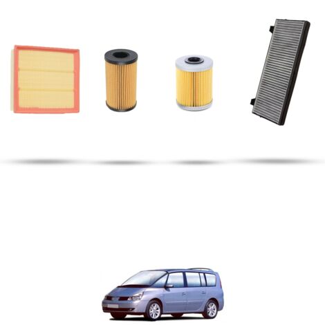 Kit tagliando 4 filtri compatibile con Renault Espace IV 3.0 dCi V6 133Kw dal 2006 (1/5)