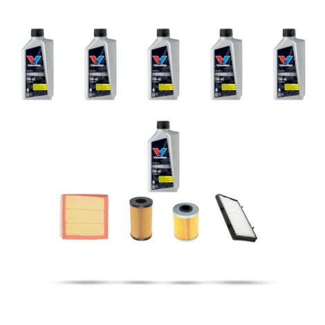 Kit tagliando 4 FILTRI e 6L OLIO compatibile con Renault Trafic II 2.0 dci 84kw dal 2006 (1/5)