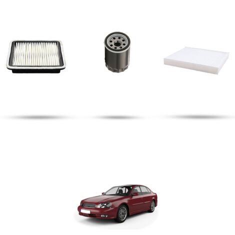 Kit tagliando 3 filtri compatibile con Subaru Legacy III 2.5 16V 121Kw 2003 (1/4)