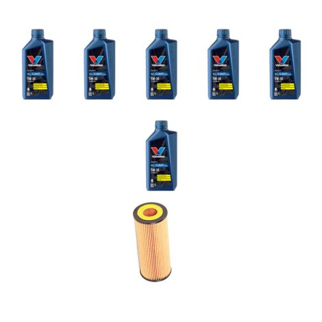Kit filtro olio e 6L compatibile con Seat Leon 2.8 V6 Cupra 4 150Kw dal 2001 al 2005 (1/3)