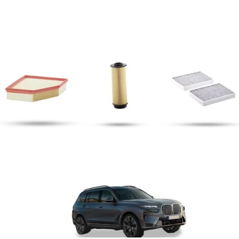 Kit tagliando 3 filtri compatibile con Bmw x7 (G07) 40i xDrive hybrid 245kw dal 2020 (1/4)