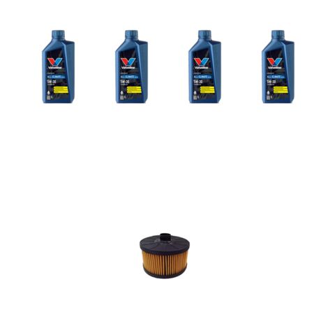 Kit filtro olio e 4L compatibile con Nissan Micra V (K14F) 1.0 Ig-t 74KW Dal 2018 (1/3)