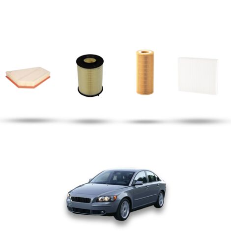 Kit tagliando 4 filtri compatibile con Volvo S40 II 2.4 CDI 120kw dal 2007 al 2010 (1/5)