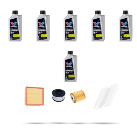 Kit tagliando 4 FILTRI e 6L OLIO compatibile con Peugeot Partner III (k9) 1.5 BlueHDI 75kw Dal 2018 (1/5)