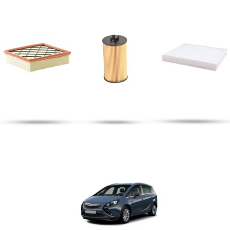 Kit tagliando 3 filtri compatibile con Opel Zafira C Tourer 1.8 103kw dal 2011 (1/4)