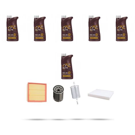 Kit tagliando 4 FILTRI e 6L OLIO compatibile con Renault Clio II 3.0 v6 187kw Dal 2002 (1/5)