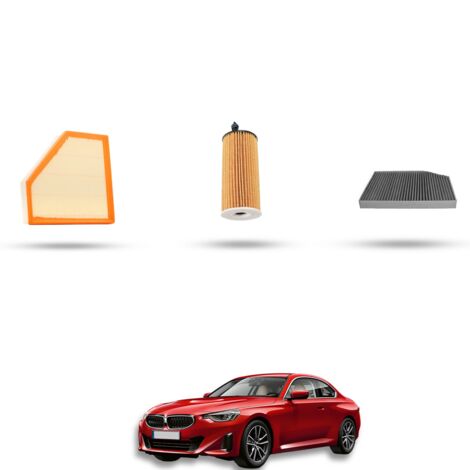 Kit Tagliando 3 filtri compatibile con Bmw Serie 2 (G42,G87) 220i 135kw dal 2021 (1/4)