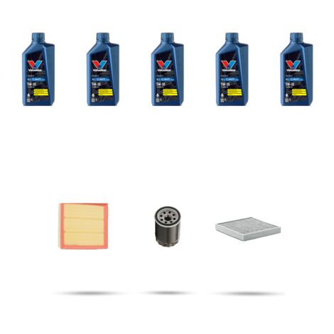 Kit tagliando 3 FILTRI e 5L OLIO compatibile con Renault Laguna II 3.0 v6 152kw dal 2001 (1/5)