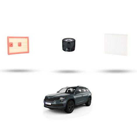 Kit tagliando 3 filtri compatibile con Skoda Kodiaq 1.4 TSI 92kw Dal 2017 (1/4)