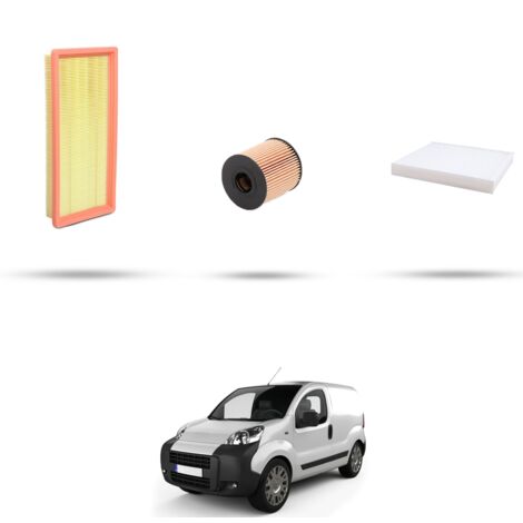 Kit tagliando 3 filtri compatibile con Citroen Nemo 1.4 54kw dal 2008 (1/4)