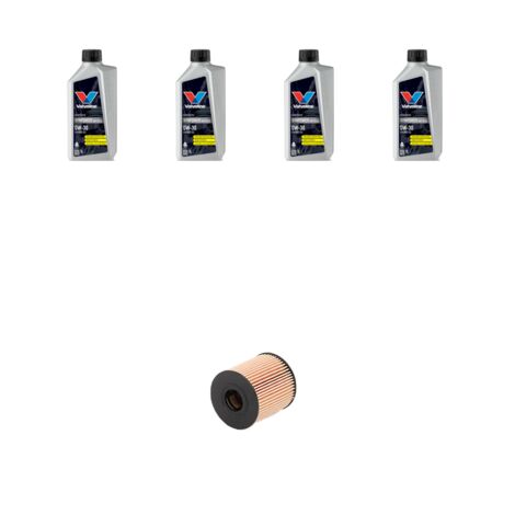 Kit filtro olio e 4L compatibile con Peugeot 208 1.6 GTI 147kw Dal 2012 (1/3)