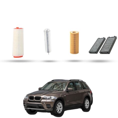 Kit tagliando 4 filtri compatibile con Bmw x5 (E70) 3.0d 173kw dal 2007 (1/5)