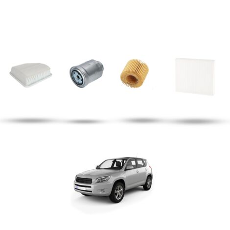Kit tagliando 4 filtri compatibile con Toyota Rav 4 III 2.2 D-4D 130kw Dal 2005 (1/5)