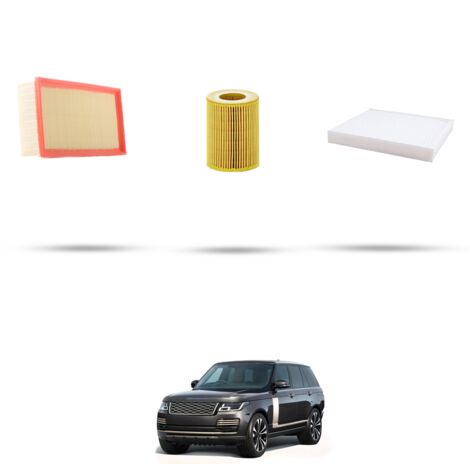 Kit tagliando 3 filtri compatibile con Land Rover IV (L405) 3.0 MHEV 258kw dal 2020 (1/4)