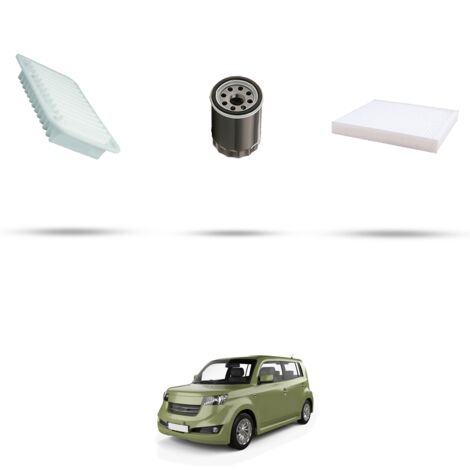 Kit tagliando 3 filtri compatibile con Toyota BB 1.3 57kw dal 2000 (1/4)