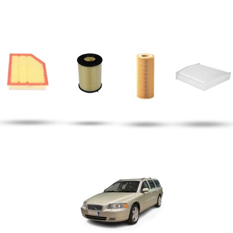 Kit tagliando 4 filtri compatibile con Volvo XC70 2.4 D5 120Kw dal 2002 al 2005 (1/5)