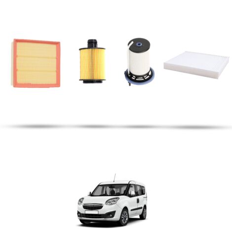 Kit tagliando 4 filtri compatibile con Opel Combo D 1.6 CDTI 66kw Dal 2012 (1/5)