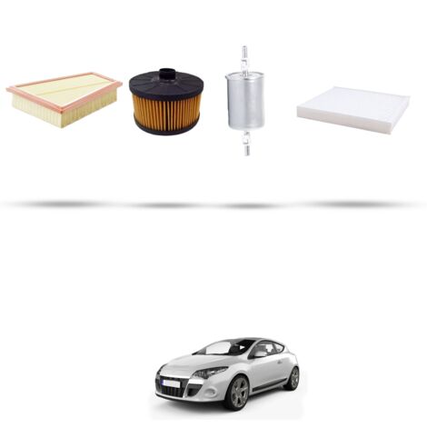 Kit tagliando 4 filtri compatibile con Renault Megane III 1.2 TCE 85kw dal 2012 (1/5)