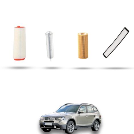 Kit tagliando 4 filtri compatibile con Bmw x3 (E83) 3.0d 150kw dal 2003 al 2005 (1/5)