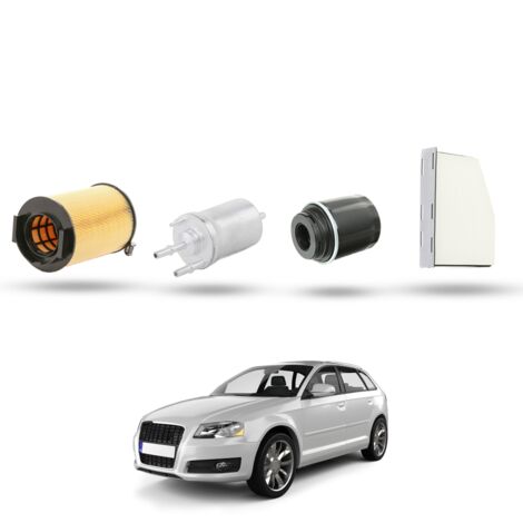 Kit Tagliando 4 filtri compatibile con Audi A3 II (8P1,8PA) 1.2 tfsi 77kw 2009 (1/5)