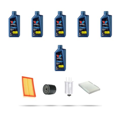 Kit tagliando 4 FILTRI e 6L OLIO compatibile con Ford Transit Connect 1.8 Tddi 55kw dal 2002 (1/5)