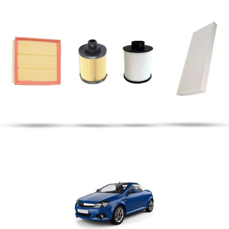 Kit tagliando 4 filtri compatibile con Opel Tigra TwinTop 1.3 Cdti 51kw Dal 2004 al 2009 (1/5)
