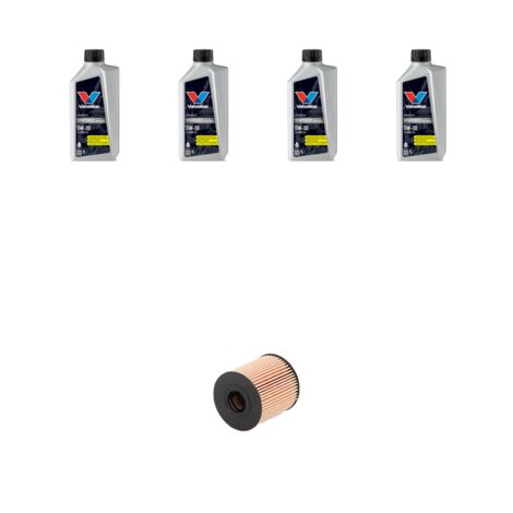 Kit filtro olio e 4L compatibile con Peugeot 308 II 1.6 THP 115kw dal 2013 (1/3)