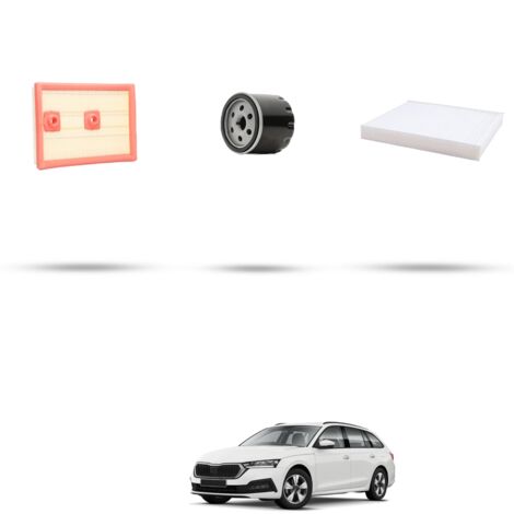 Kit tagliando 3 filtri compatibile con Skoda Octavia IV 1.4 TSI 150kw Dal 2020 (1/4)