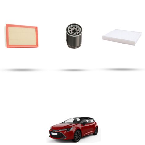 Kit tagliando 3 filtri compatibile con Toyota Corolla XII (E210) 1.6 vvti 90kw Dal 2019 (1/4)