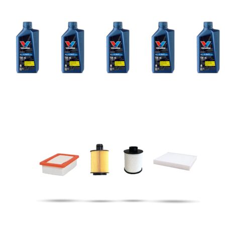 Kit tagliando 4 FILTRI e 5L OLIO compatibile con Suzuki Sx4 Dal 2.0 DDIS 99kw 2009 (1/5)