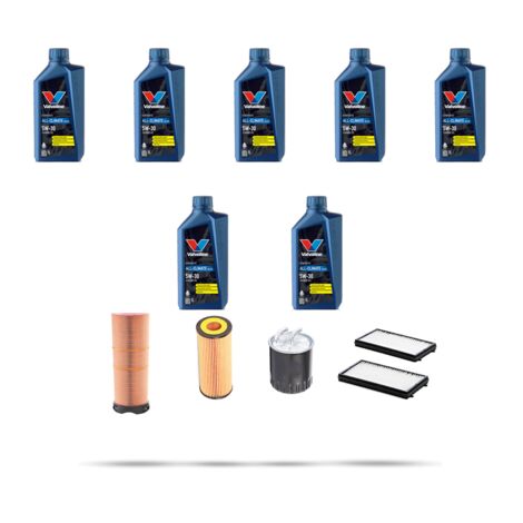 Kit tagliando 4 FILTRI e 7L OLIO compatibile con Mercedes Classe CLK (A209,C209) 220 CDI 110kw Dal 2005 Al 2009 (1/5)