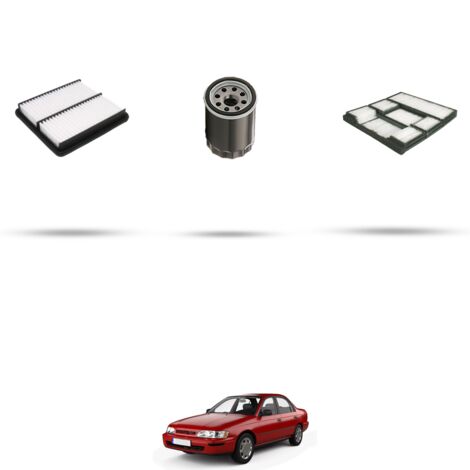 Kit tagliando 3 filtri compatibile con Toyota Corolla VIII 1.4i 71kw Dal 1999 (1/4)
