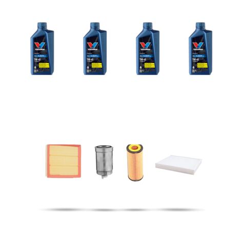 Kit tagliando 4 FILTRI e 4L OLIO compatibile con Skoda Superb I (3U) 1.9 TDI 74kw Dal 2001 (1/5)