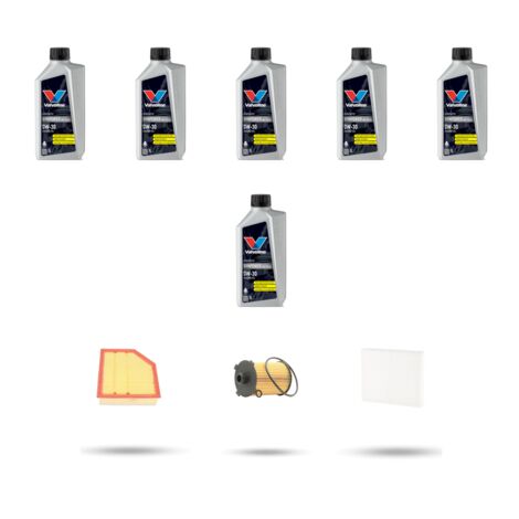 Kit tagliando 3 FILTRI e 6L OLIO compatibile con Volvo XC60 II 2.0 T8 Hybrid 287kw Dal 2018 (1/5)