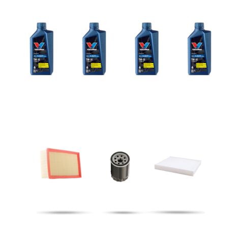 Kit tagliando 3 FILTRI e 4L OLIO compatibile con Nissan Micra IV (k13) 1.2 72KW Dal 2010 (1/5)