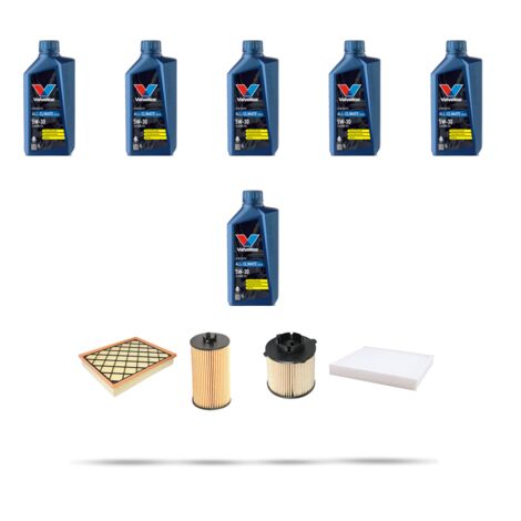 Kit tagliando 4 FILTRI e 6L OLIO compatibile con Opel Insigna 1.6 CDTI 100kw Dal 2015 (1/5)