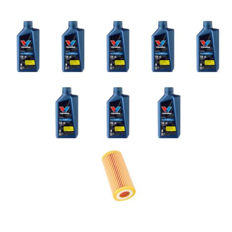 Kit filtro olio e 8L compatibile con Ssangyong Actyon 2.0 Xdi 104kw dal 2007 (1/3)