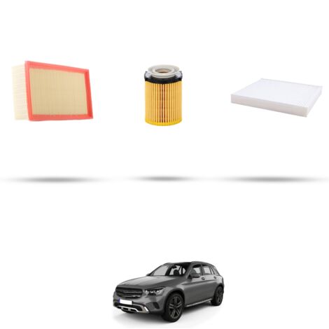 Kit tagliando 3 filtri compatibile con Mercedes Classe GLC (X253,C253) 300 e 235kw dal 2019 (1/4)